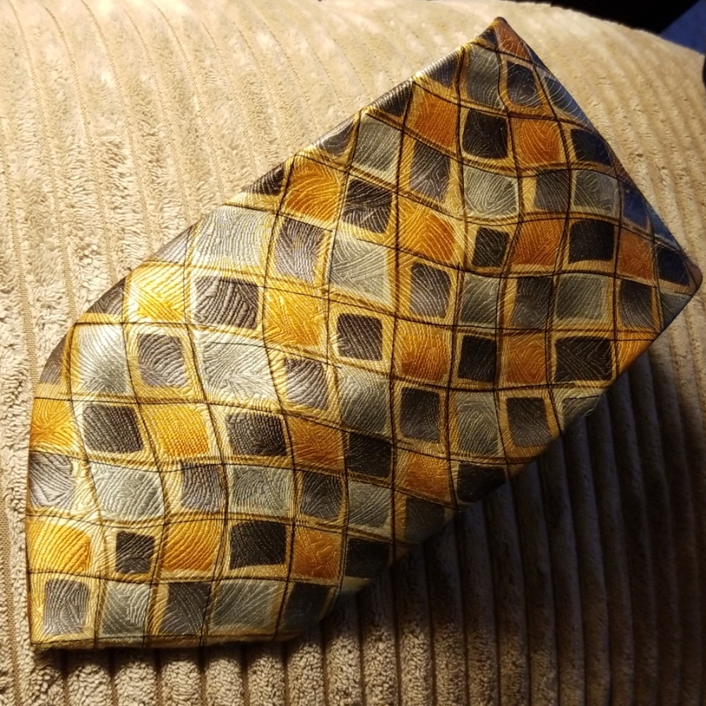 J. Garcia silk tie Facets II coll 42 limited ed